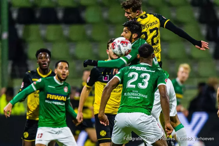 FC Dordrecht gelijk tegen Roda JC