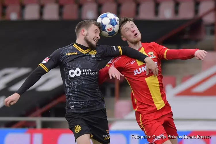 Go Ahead Eagles en Roda JC schieten weinig op met doelpuntloos gelijkspel